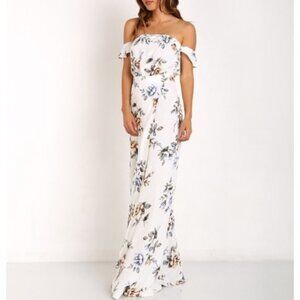 Flynn Skye Bella Maxi Dress in White Rose